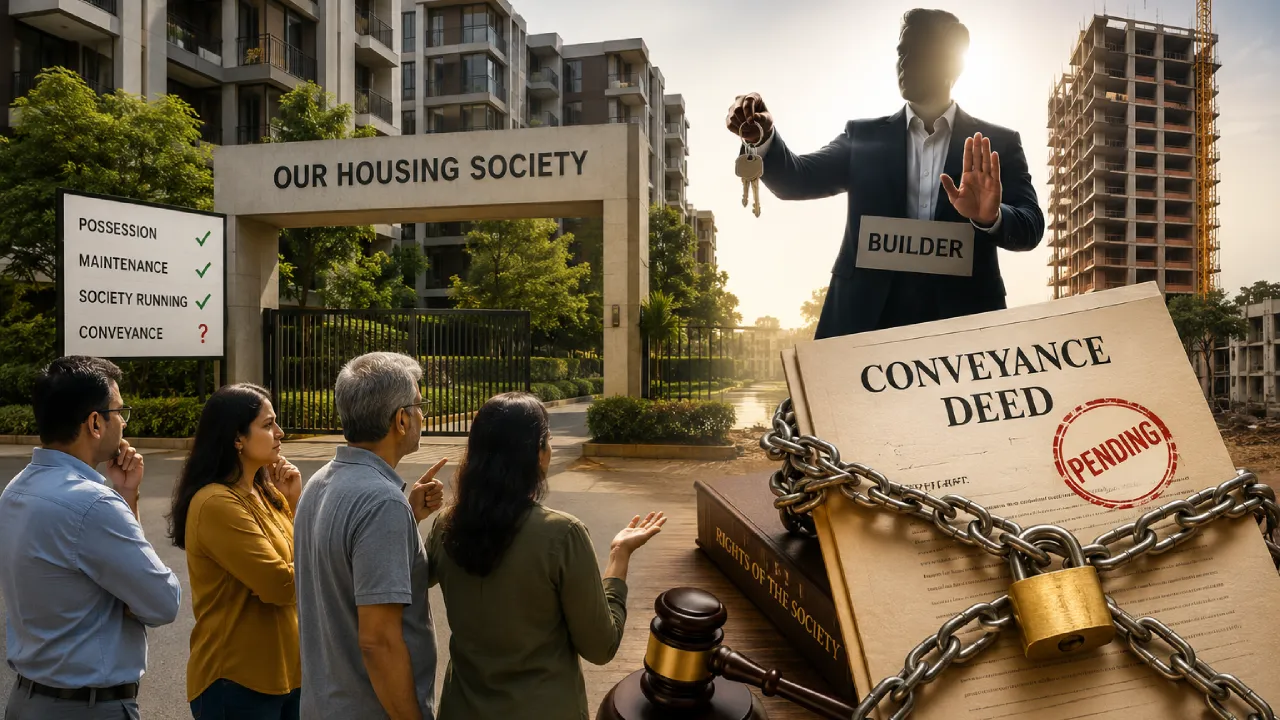 The Builder Has Handed Over Possession but Not Conveyance. What Should Your Society Do?